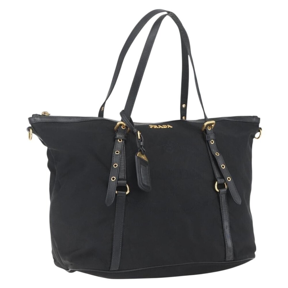 Prada Belted Tote Tessuto Large